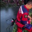 Sebuah mobil terlempar masuk sungai di kawasan Dharmawangsa masuk sungai akibat dihempas puting beliung, Jumat, 29 November 2024. Instagram@surabaya