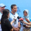 Menteri Kesehatan, Budi Gunadi Sadikin saat memberi keterangan kepada awak media. (Foto: KREDONEWS.COM/ Anwar Hudijono)