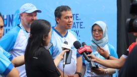 Menteri Kesehatan, Budi Gunadi Sadikin saat memberi keterangan kepada awak media. (Foto: KREDONEWS.COM/ Anwar Hudijono)
