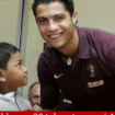 21 Hari bocah kecil ini terombang-ambing di lautan, ditewmukan selamat pasca Tsnami Aceh, 26 Desember 2004. Kini dia menjadi anak angkat pesepak bola top, Cristiano Ronaldo. Instagram@bbc.Indonesia 