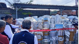 Inilah foto saat pengerebekan obat ilegal di Semarang Marte 2024 silam. Barang bukti sudah dimusnahkan, tetapi pelaku tetap misterius dan belum tertangkap hingga sekarang. instagram@semarang