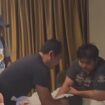 Polisi menangkap George Gama di sebuah hotel di Sukabumi, Minggu tengah malam, 15 Desember 2024. Tangkap layar video instagram@kumparacom