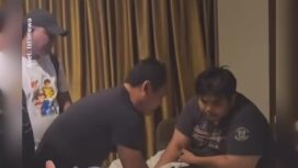 Polisi menangkap George Gama di sebuah hotel di Sukabumi, Minggu tengah malam, 15 Desember 2024. Tangkap layar video instagram@kumparacom