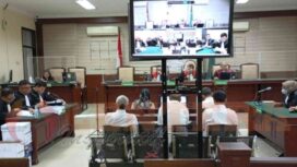 Sidang tuntutan jaksa terhadap terdakwa kasus korupsi Rp 29 miloar BPRS Mojokerto, di pengadilam Tipikor Surabaya, Selasa 17 Desember 2024. Instagram@lenterainspirasiofficial.