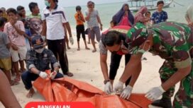 Warga menemulan jenazah Rohman di bibir pantai Masalembu, berjarak sekitar 200 km dari Bangkalan. Instagram@bangkalanterkini