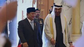 Presiden Prabowo saat kunjungan kerja di Qatar. Instagram@idx_channel