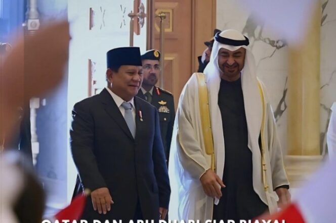 
					Presiden Prabowo saat kunjungan kerja di Qatar. Instagram@idx_channel