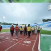 Wamen PU, Diana Kusumastuti meninjau hasil renovasi stadion Kanjuruhan, kabupaten Malang, yang sudah selesai 99,5 persen, Sabtu 28 Desember 2024. Instagram@kemenpu