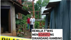 Warga menemukan seorang remaja dalam kondisi tewas gantung diri di kandang kambing Sarirejo Desa Banaran Kecamatan Banyuputih Kabupaten Batang, tidak ditemukan identitas. instargram@batanghel