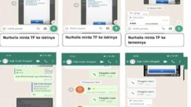 Bukti chat dan transfer kasus oknum jaksa Jombang (tangkapan layar/ Istimewa)