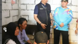 Pj Bupati Jombang Teguh Narutomo didampingi Plt Kalaksa BPBD Kabupaten Jombang Wiko F Diaz berkunjung ke rumha duka Dedy Teguh Harianto, Minggu 8 Desember 2024. instagram@jombanginformasi_