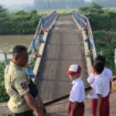 Jembatan putus penghubung  Desa Kedunggempol dengan Desa Kebondalem Kecamatan Mojosari, Mojokerto, sejak tiga hari lalu. instagraram@kabardepanmojokerto