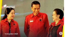 Masa penuh kenangan, saat Joko Widodo gandrung dengan PDI Perjuangan, tetrapi sekarang rupanya sudah talak tiga. Menurut Hasto bahwa Jokowi dan keluarganya bukan lagi bagian dari PDI Perjuangan. instagram@narasinewsroom