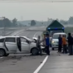 Kendaraan Avansa menyeruduk pantan bus di jalur tol Pasuruan-Probolinggo, sekitar pkul 05.00 WIB di tol, seorang penumpang Avansa meninggal dunia. Instagram@ikl.nusantara