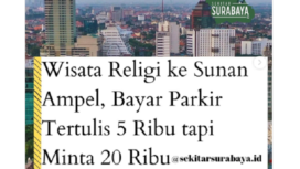 Warga menumpahkan keluahan soal parkir di kawasan wisata religi Sunan Ampel di akun instagram@sekitarsurabaya.id
