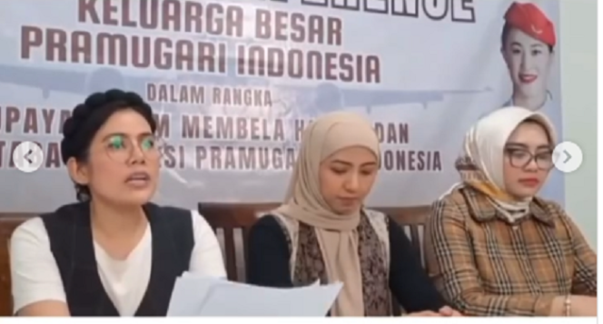 
					Keluarga Besar Pramugaari Indonesia (KBPI) mengirimkan surat somasi kepada oknum pengacara Alvin Lim, atas ucapannya bahwa kebanyakan pramugari Indonesia merangkapa sebagai 'PLCR'. Instagram@darmakuin.official