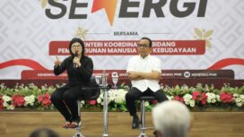 Menko P{MK, Pratikno menyatakan, meskipun kita berbeda agama tapi tetap bersaudara dalam kemanusiaan. (Foto: KREDONEWS.COM/ Anwar Hudijono)