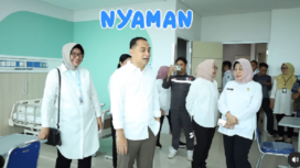 Walikota Surabaya, Eri Cahyadi meninjau kesiapan operasi RSUD Eka Candrarini, di kawasan timur Surabaya, Rabu 4 Desember 2024. Instagram@surabaya