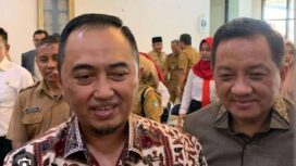 Pj Bupati Jombang, Teguh Narutomo mengusulkan tiga lokasi yang dianggapmcocok untuk Satuan Pekaksan MBG di wilayah Jombang. Dok: Kredonews.com