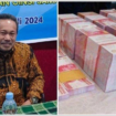 Doktor Andi Ibrahim salah satu master mind, sindikat uang palsu yang discetak di gedung perpustakaan kampus UIN Alausidn, Makssar. Tumpukan barang bukti uang palsu yang sangat mirip dengan uang resmi yang legal. Foto: bangka,tribunnews.com