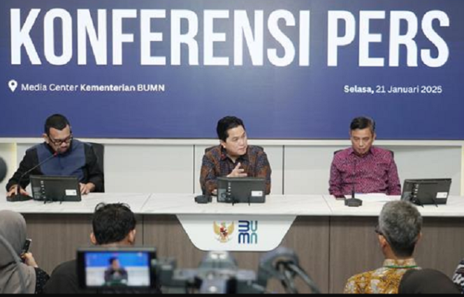 
					Menteri BUMN Erich Thohir menggelar konferesni pers bersama BTN untuk mengungkap kasus 120.000 sertipikat tidak terbit, mengakibatkan konsumen perumah dirugikan oleh pengembang dan naotasi yang nakal. Instagram@erichthohir