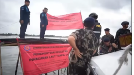 Kegiatan ini dipimpin oleh Pung Nugroho Saksono, selaku Direktur Jenderal Pengawasan Sumber Daya Kelautan dan Perikanan (PSDKP) KKP,melakukan penyegelan terhadap pembangunan 30,16 km pagar laut di Tangerang itu. Instagram@kkpgoid
