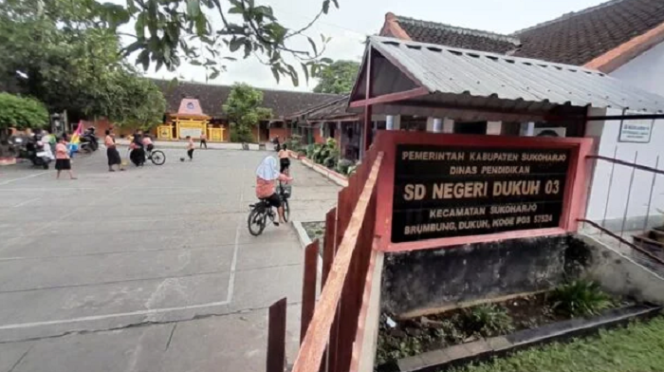 
					Suasanna sekolah SDN Dukuh 3 Sukoharjo, Jawa Tengah. Foto: dokumenteasi sekolah