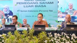 Foto: Istimewa
Komisaris Utama merangkap Komisaris Independen SIG, Budi Waseso (kanan) dan Direktur Utama SIG, Donny Arsal pada Rapat Umum Pemegang Saham Luar Biasa (RUPSLB) Tahun 2025 di Jakarta