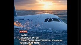 Menyusul satu lagi kecelakaan pesawat terbang terjadi tak lama setelah lepas landas di dekat Hotel Cove Rotana, Ras Al Khaimah, Uni Emirat Arab, Senin 30 Desember 2024 waktu setempat. Instagram@net2netnews