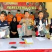 Kapolres Sidoarjo menggelar konferensi pers tentang penggagalN pengiriman TKW secara ilegal ke luar negeri, Senin, 13 Januari 2025. Instagram@banggasidoarjo
