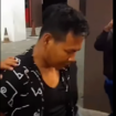 Polisi menangkap tersangka bernama Rohmad Tri Hartanto alias Anto, mengaku suami siri korban saat ditangkap di Madiun. Tangkap layar video instagram@majeliskopi88