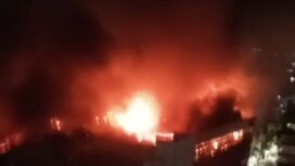 Situasi kebakaran di Glodok Plasa, Jakarta Barat, Rabu (15/1/2025) (Foto: tangkapan layar TikTok @gakfernahfyp)
