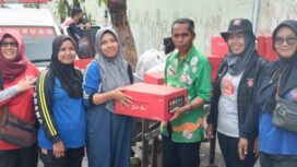 Warga Desa Kedungringin yang terdampak banjir pada Kamis, 16 Januari 2025 sudah mendapat bantuan dari Kemensos. (Foto: Istimewa)