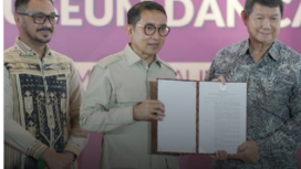 Menteri Kebudayaan Fadlizon melantik Hasjim Djojohadikusumo menjadi Ketua Dewan Penyantun Museum dan Cagar Budaya. Instagram@unxplnd