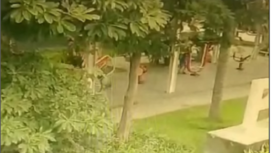 Balita FO, 2, akhirnya meninggal dunia di rumah sakit, setelah tertimpa alat gym fasilutas umum warga perumahan Citra garden, Gresik. Tangkap layar video instagram@wongresik