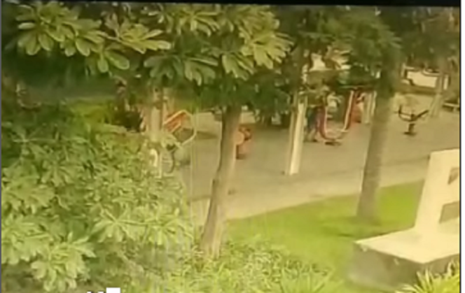
					Balita FO, 2, akhirnya meninggal dunia di rumah sakit, setelah tertimpa alat gym fasilutas umum warga perumahan Citra garden, Gresik. Tangkap layar video instagram@wongresik