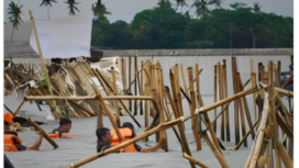 Ternyata warga Serang menemukan pagar laut sampai ke wilayah yang berbatasan langsung dengan pagar laut 30,16 km dari Tangerang, Instagram@idx_channel