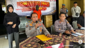 Kapolres Gunung Kidul AKBP Ary Mutini memberikan penangguhan penahanan terhadap M, 44, tersangka pencuri kayu di kawasan hutan Paliyan, sejak 16 Januari 2025. Instagram@sarababanjar