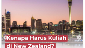 Pemerintah Selandia baru memberikan tawaran menarik bagi pemuda-pemudi Indonesia untuk kuliah di negeri Kiwi itu dengan bea siswa penuh. Instagram@titiknolenglish