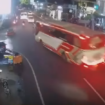 Inilah foto hasil tangkap layar video, saat bus wisata Shakindra Trans. Instagram@crd.insider