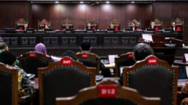 Suasana sidang sengketa pemilu di Makamah Konstitusi. (MK). Foto: unand.ac.id