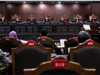 Suasana sidang sengketa pemilu di Makamah Konstitusi. (MK). Foto: unand.ac.id