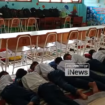 Uji coba tidur di kelas SMPN 39 Surabaya menjadi viral. tangkap layar video@iNews