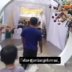 Beredar video banjir merendam lokasi tenda hajatan pernikahan warga di desa Gondek Kecamatan Mojowarno Jombang, Senin, 27 Januari 2024.  Tangkap layar video instagram@jombanginformasi_