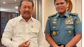 Menteri KKP Sakti Wahyu Trenggono melakukan rapat koordinasi bersama KSAL Laksamana Muhammad Ali membahas penanganan hukum adanya pagar laut sepanjang 30,15 km di kawasan Tangerang. Rabu 22 Januari akan dilakukan penyegelan. Instagram@swtrengono