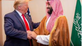 Putra Mahkota Arab Saudi, Pangeran Mohammad bin Salman begitu akrab dengan Donald Trump, sebagai negara bersahabat. Instagarm@millionairessteps
