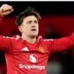 Pemain bertahan Man United Harry Maguire (Ist)