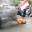 Demo Indonesia gelap (Ist)