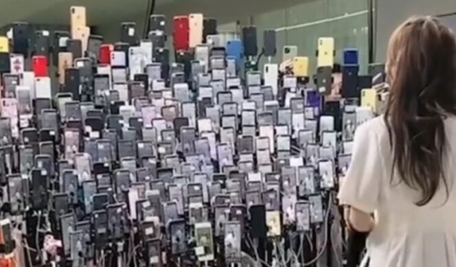 
					Tidak jelas bagaimana ia mengoperasikan ratusan ponsesel