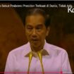 Joko Widodo di Peringatan Puncak HUT Gerindra